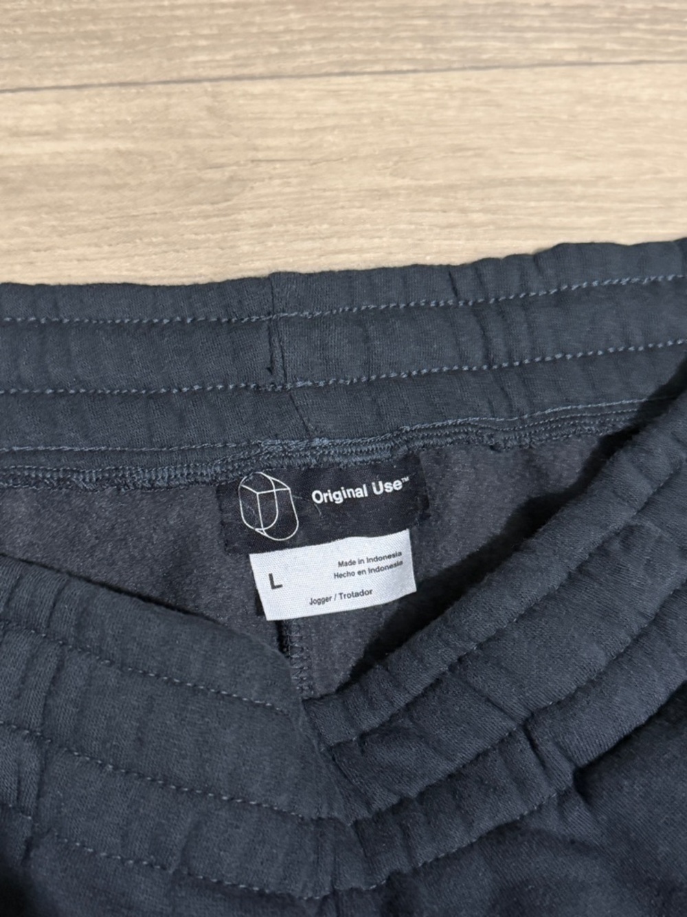 Original Use Men's Knit Sweatpants Black Size L - Picture 5 of 9